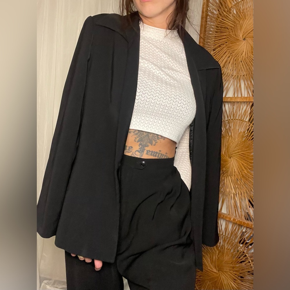 Vintage Black Kasper by ASL Blazer